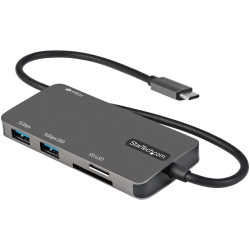 Hub usb startech.com tipo-c a hdmi 100w slot sd/microsd [dkt30chsdpd]