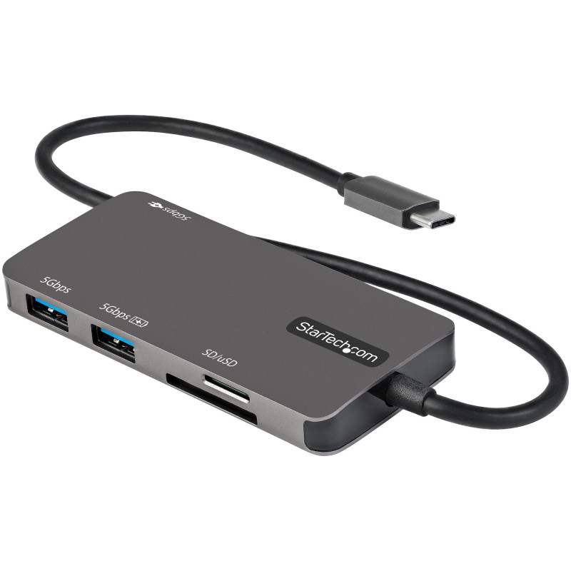 Hub usb startech.com tipo-c a hdmi 100w slot sd/microsd [dkt30chsdpd]