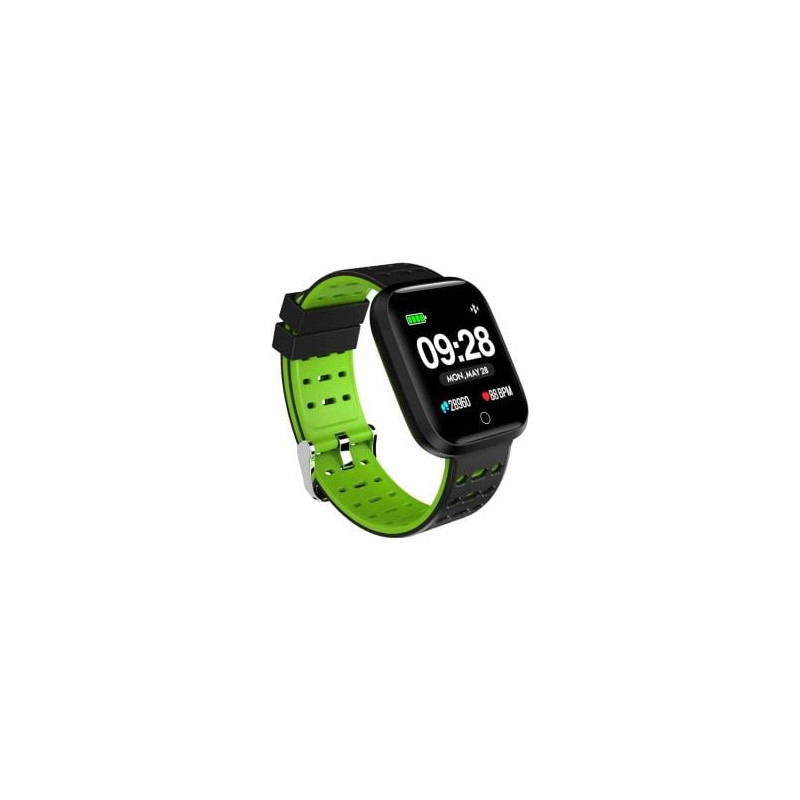 Smartwatch lenovo 1.69" touchscreen/gps/bluetooth/nero/verde