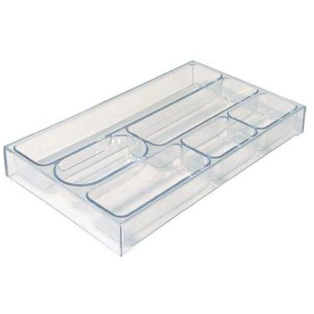 Portaoggetti scrivania arda tray trasparente [tr3110cri]