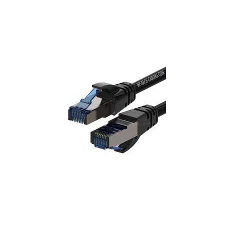 Cavo di rete patch wp europe u/utp cat.5e pvc 1m nero [wpc-pat-5u010bl]