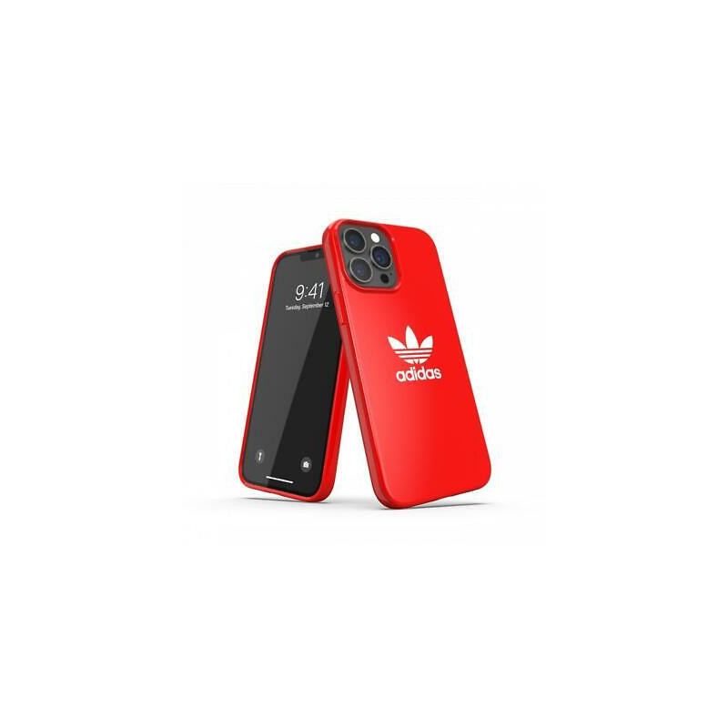 Custodia adidas per apple iphone 13 pro max rosso/bianco [47132]