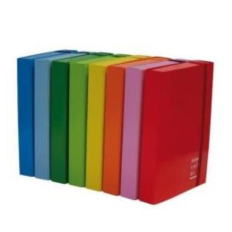 Cartella a elastico brefiocart per archiviare documenti d.3 arancione