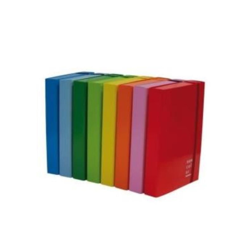 Cartella a elastico brefiocart per archiviare documenti d.5 rosa