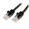 Cavo di rete patch startech.com cat5e rj45 5m nero [45pat5mbk]