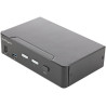 switch kvm startech.com 2porte hdmi 4k ultra hd 60hz nero [sv231hu34k6]