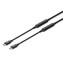 Cavo usb manhattan tipo-c/c m/m 3.2 gen2 nero