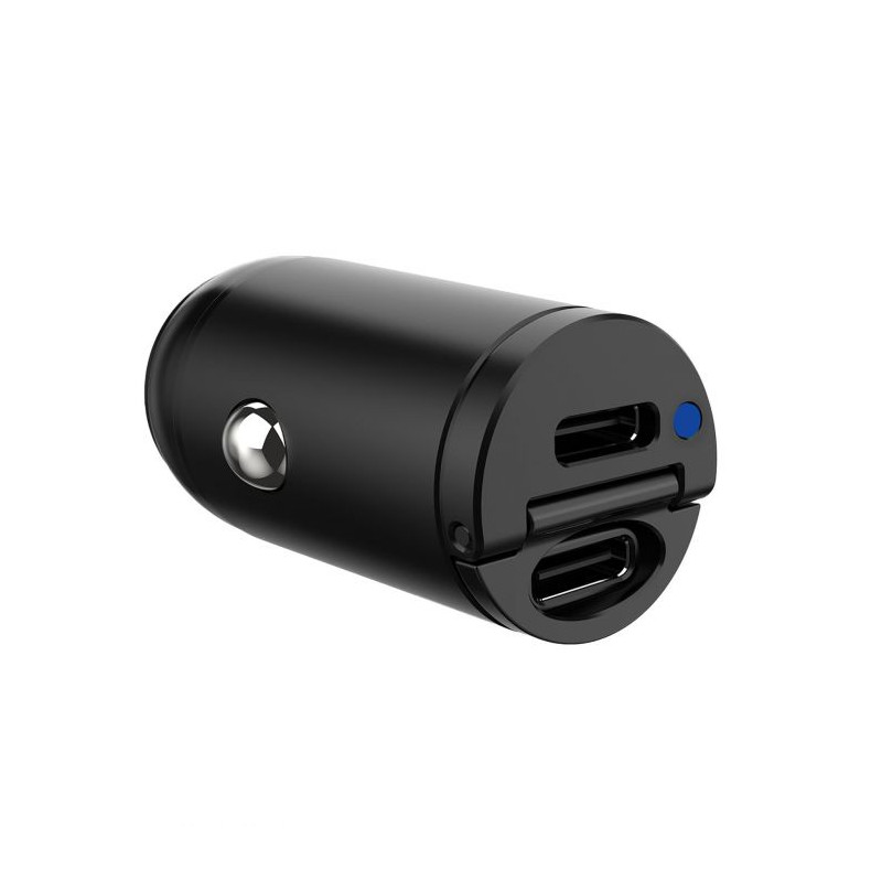 Caricabatteria celly cc mini 2 usb-c 30w nero [ccmini2usbcbk]