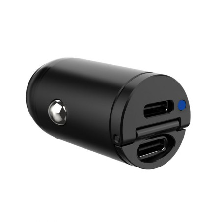 Caricabatteria celly cc mini 2 usb-c 30w nero [ccmini2usbcbk]