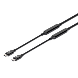 Cavo usb manhattan tipo-c/c m/m gen2 nero