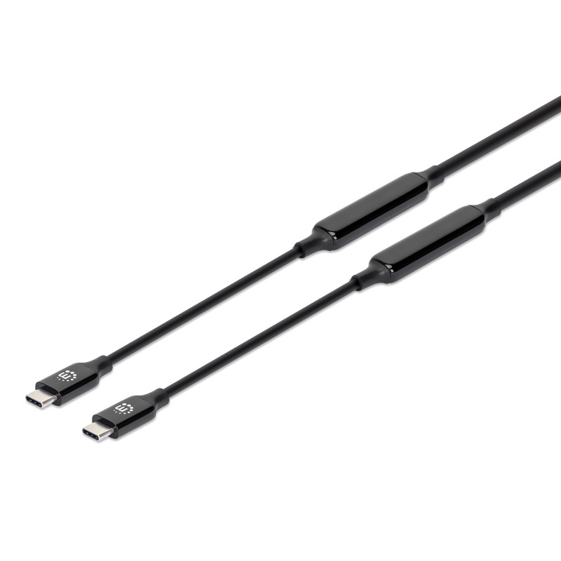 Cavo usb manhattan tipo-c/c m/m gen2 nero