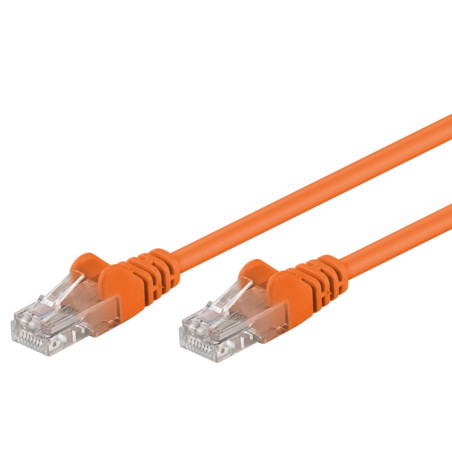 Cavo di rete patch goobay cat5e utp 10m arancione