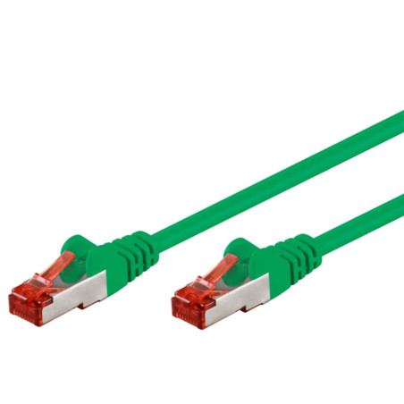 Cavo di rete patch goobay cat6 sftp lszh in rame 1.5m verde