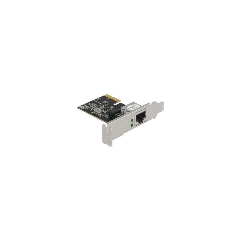 Scheda di rete delock pcie a 1xrj45 10/100/1000mbp/s [89189]
