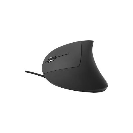 Mouse verticale ergonomico mediarange usb 2.0 2400 dpi mancino nero