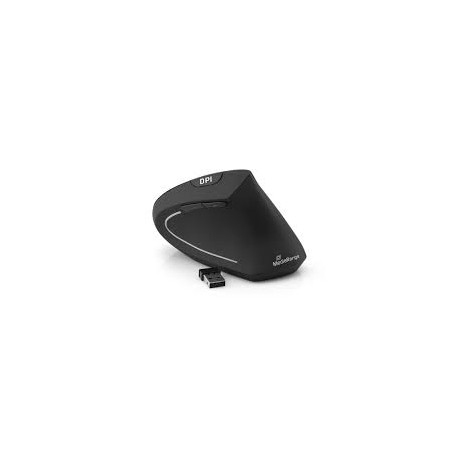 Mouse verticale ergonomico mediarange wireless ottico 1600 dpi ambidestro