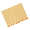 Buste trasparenti forate favorit 25 pz. 22x30 arancio liscio art