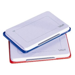 Cuscinetto timbri viva inchiostrato blu 110x70 [348b]