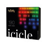 Luce led twinkly icicle 190 classic rgb multi 5m [twi190stp-teu]