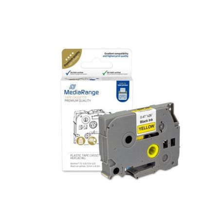 Nastro di stampa mediarange per brother tze-631 12mm x 8 metri