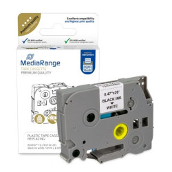 Nastro di stampa mediarange mrbtz231 per brother tze-231 12mm