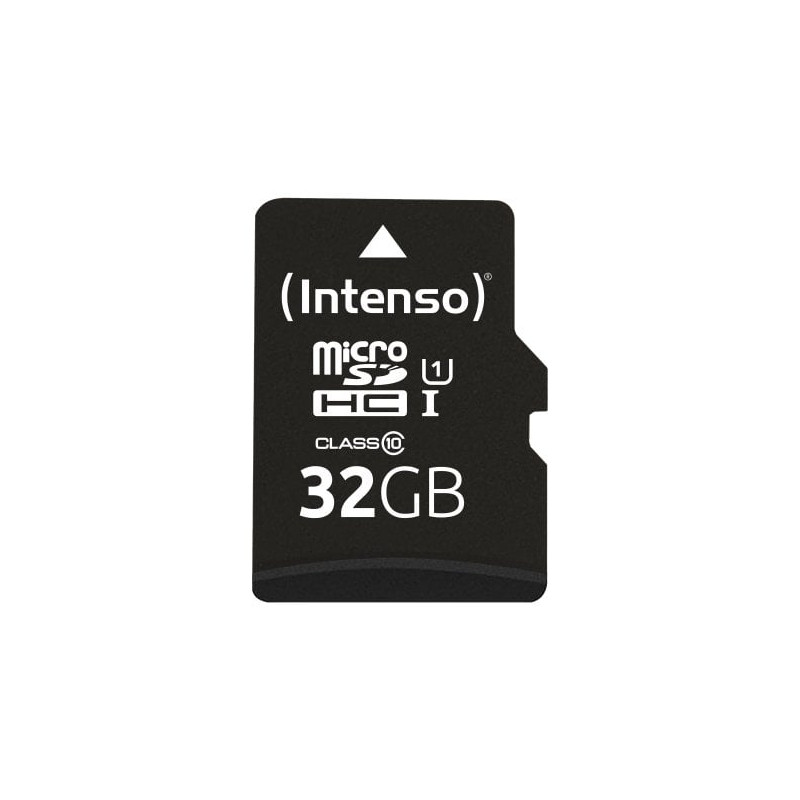 32gb scheda micro sdhc intenso uhs-i u1 class 10 con adatatore