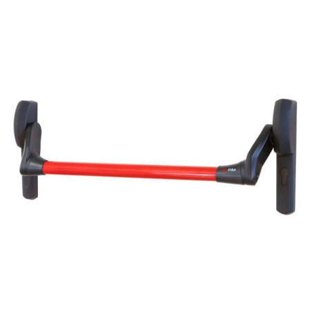 Maniglione uscite d'emergenza cisa antipanico nero/rosso [59617.00.0