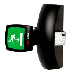 Maniglione antipanico cisa mano ambidestra nero [59061.10.0]