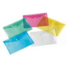 Busta plastidea a3 con bottone 5pz colori assortiti [7015.]