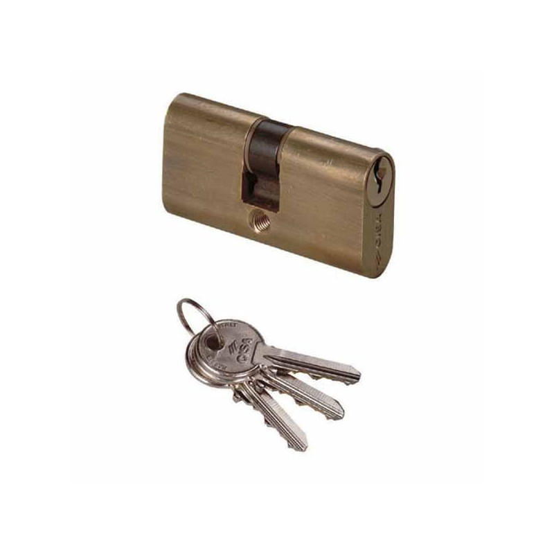 Cilindro cisa ottone doppio perni bronzo antiusura [08210.02.0 sx]