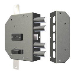 Serratura doppia mappa applicare legno s cr [2250-01n]