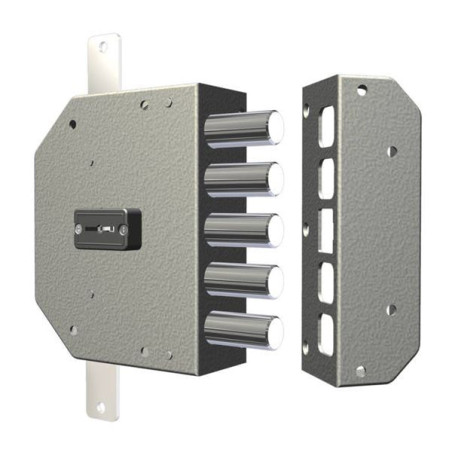 Serratura cr doppia mappa da applicare per porte in legno [2200-01n]