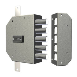 Serratura cr doppia mappa da applicare per porte in legno [2200-51n]