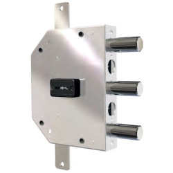 Serratura doppia mappa infilare porte blindate cr [2105-51n]