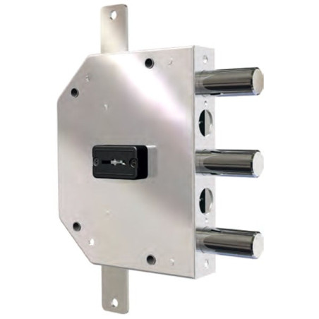 Serratura doppia mappa infilare porte blindate s cr [2105-61n]