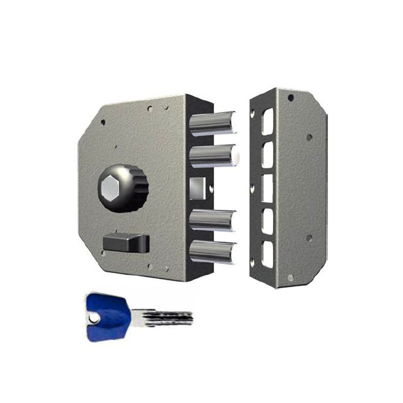 Serratura da applicare cr 3050 laterale 1/2giro chiave k55 [3050-01k55/29]