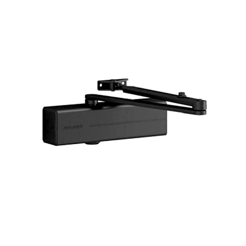 Pignone e cremagliera assa abloy chiudicancello nera [dc620g.9004]