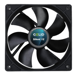 Ventola gelid silent ad alto flusso 120x120x25 12v nero