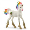 Schleich 70727 puledro di unicorno arcobaleno [70727]