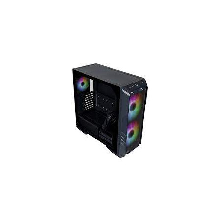 Case cooler master haf 500/midi-tower/argb/vetro temperato nero