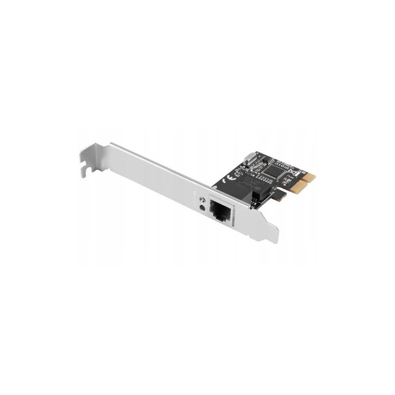 Scheda di rete lanberg pci-e 1x rj45 1gb rtl8111c a basso profilo