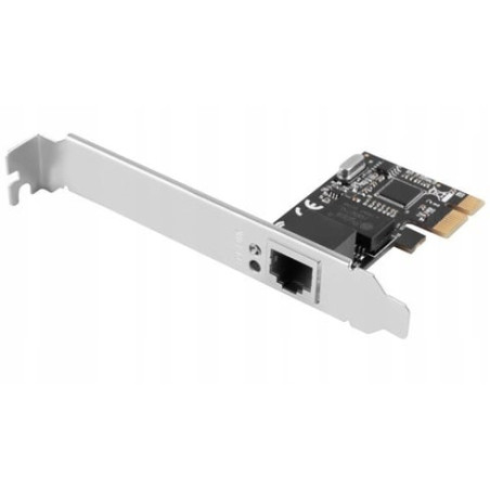 Scheda di rete lanberg pci-e 1x rj45 1gb rtl8111c a basso profilo