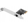 Scheda di rete lanberg pci-e 1x rj45 1gb rtl8111c a basso profilo