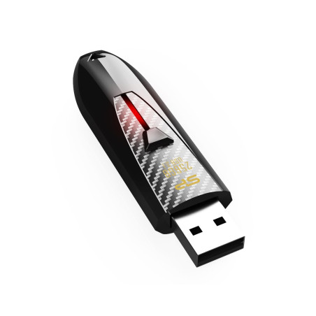 Pen drive 128 gb silicon power b25 usb tipo-a 3.2 gen 1 nero