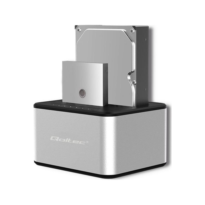 Docking station qoltec hdd/ssd 2.5/3.5 sata [50316]