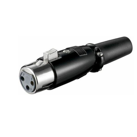 Connettore microfono goobay jack nero 11680 [11680]