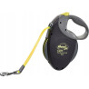 Guinzaglio retrattile flexi per cane 50kg 10m giallo