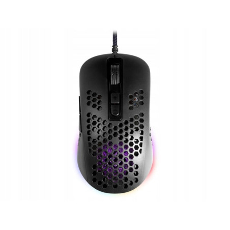Mouse defender shepard gm-620l rgb 7" 12800 dpi nero