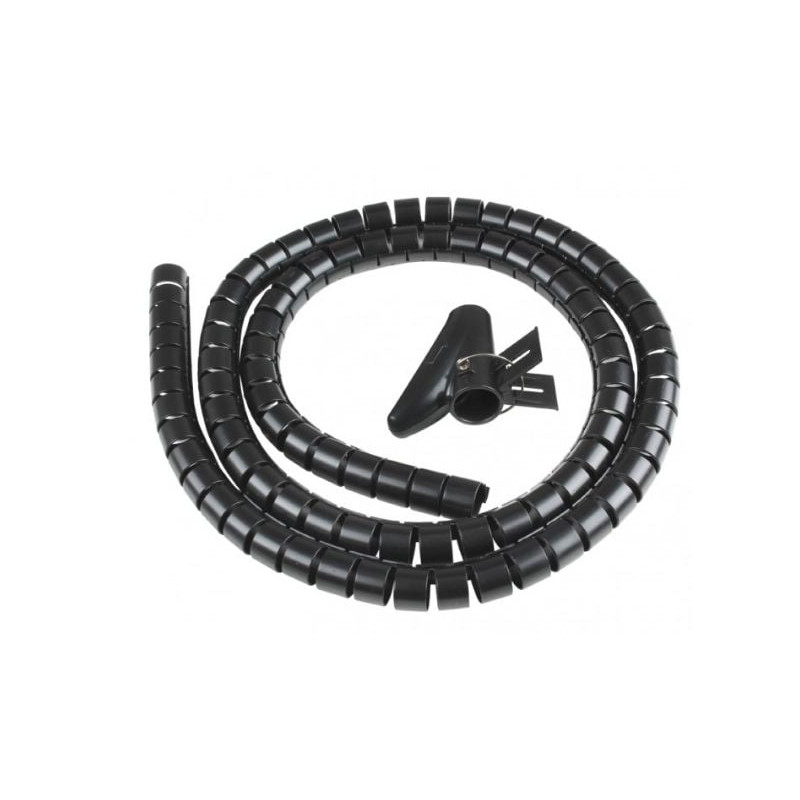 Spirale avvolgi vultech cavo flessibile 1.5m nero [sn21505]