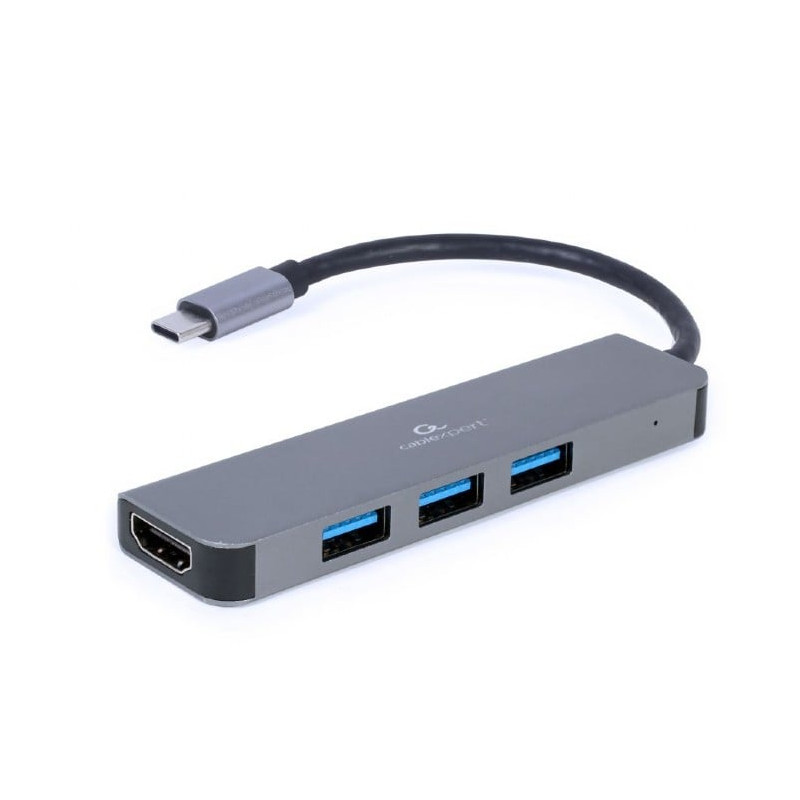 Hub gmbird 2in1 usb hdmi 01 3porte usb 1porte hdmi